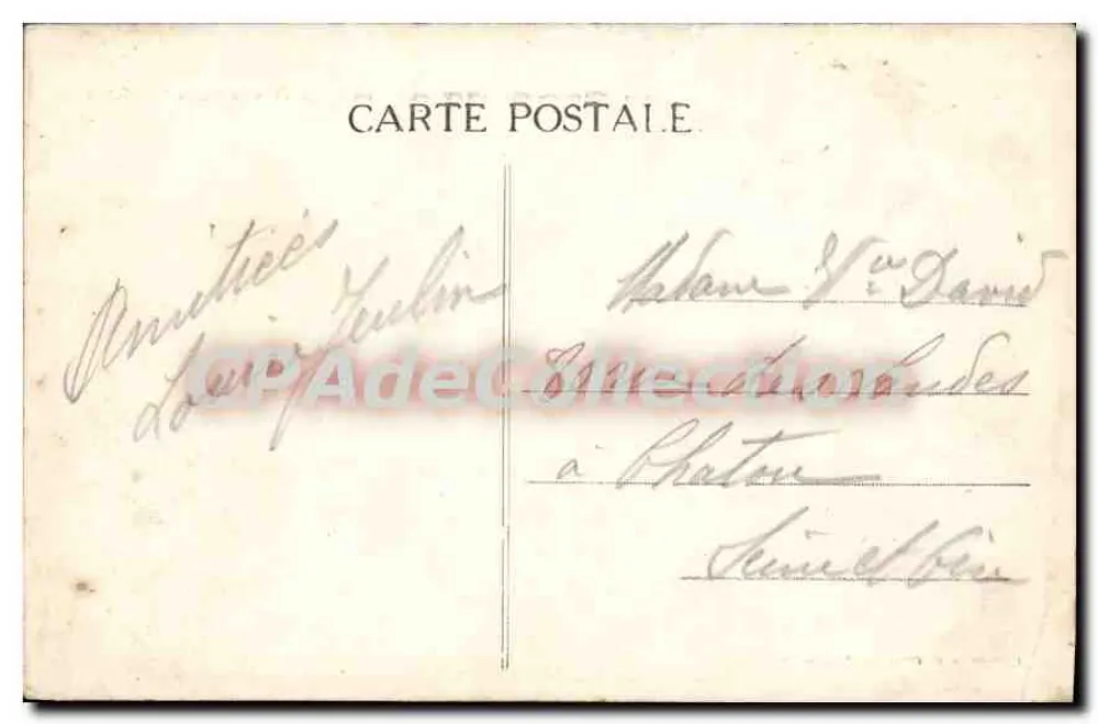 Pornichet (Loire-Inf.) — Die Strandpromenade zum alten Pornichet — Sammlung F. Chapeau, Nantes, 2. Jahrtausend - Rückseite