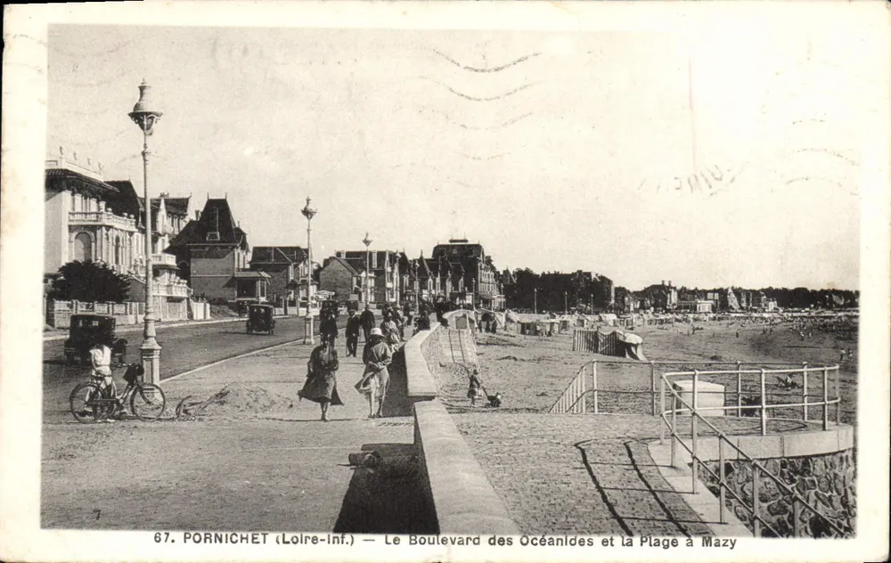 PORNICHET (Loire-Inf.) — Le Boulevard des Océanides et la Plage à Mazy — 67 - Vorderseite