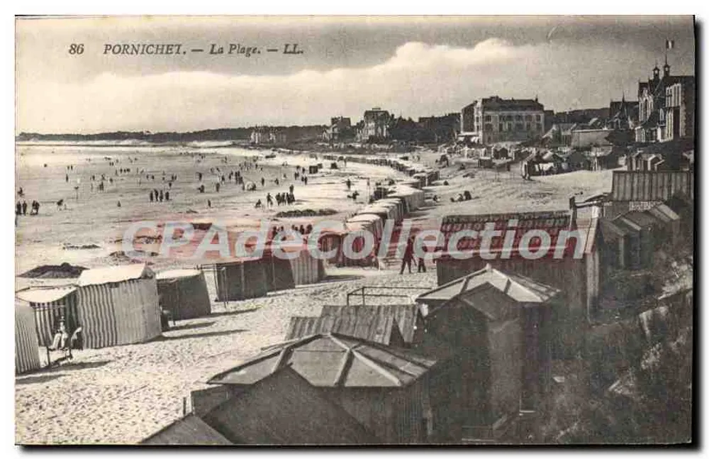 Pornichet — A Praia — LL. — Editor LL. n°86 - Frente