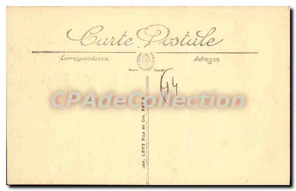 Pornichet — A Praia — LL. — Editor LL. n°86 - Verso