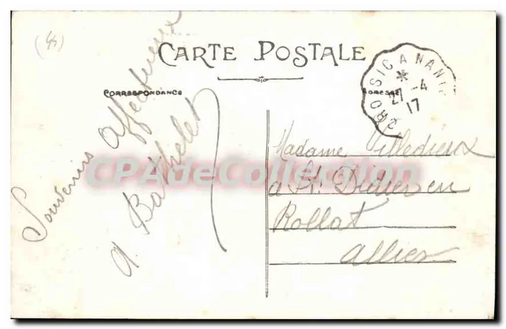 Pornichet (Loire-Inf.) — Vista geral da Praia — Coleção F. Chapeau Nantes - Verso