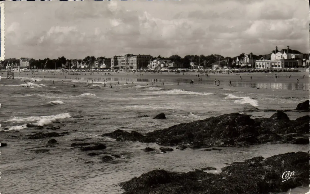 A Praia vista do Mar — Pornichet — C.A.P. (editor) - Frente