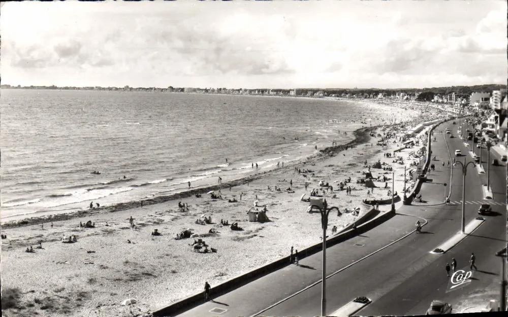 Pornichet - A Praia em direção à Boule — C.A.P. n° 63 - Frente