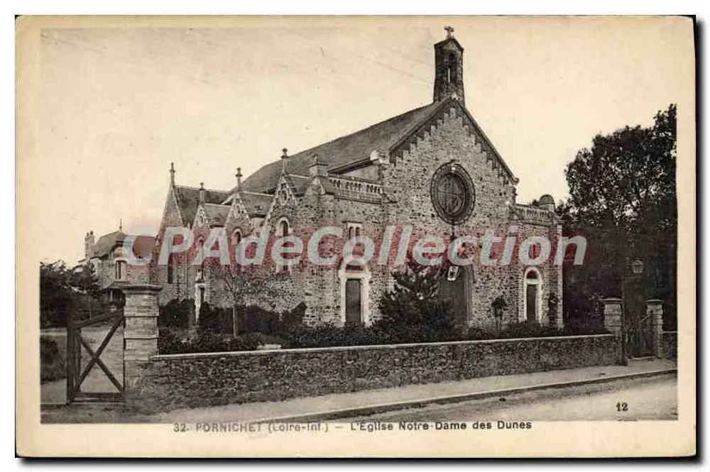 Pornichet (Loire-Inf.) — Kirche Notre-Dame des Dunes — F. Chapeau, Nantes, n°32 - Vorderseite