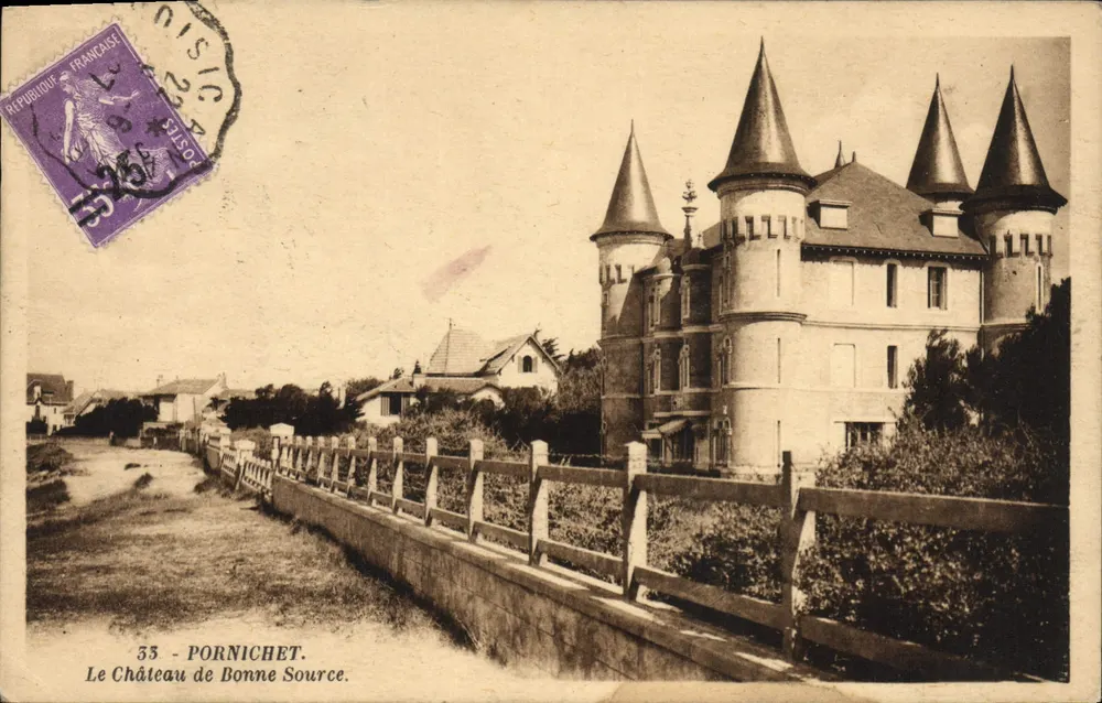 PORNICHET - O Castelo de Bonne Source — Edição Gaëtian, número de série não visível - Frente