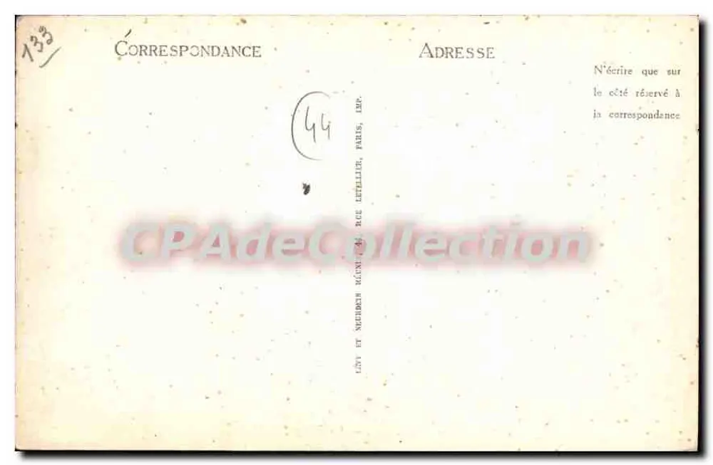 Pornichet — A Praia — LL. — n°107 - Verso