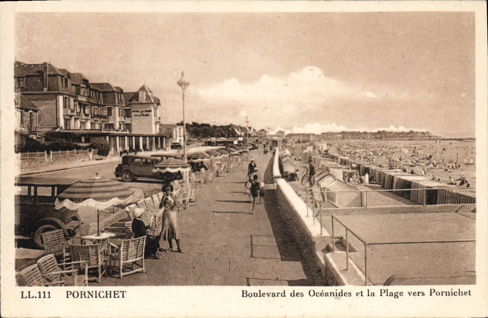 Pornichet — Boulevard des Océanides und die Strände in Richtung Pornichet — LL.111 - Vorderseite