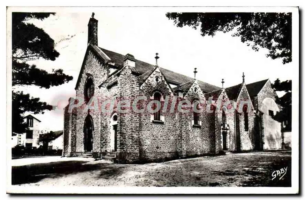 Iglesia de Notre-Dame des Dunes — Pornichet (Loire-Inférieure) — Ediciones Gaby - Anverso