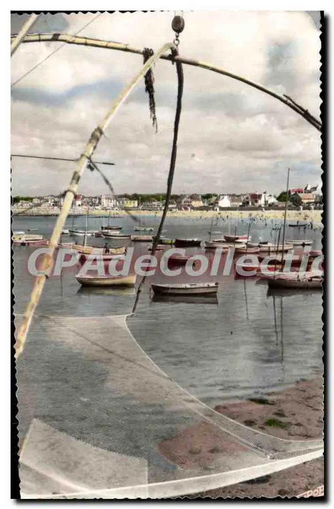 PORNICHET (L.-Atl.) — Der Hafen, vom Fischereibereich aus gesehen, in der Ferne die Strände — Edition de l'Europe, Stempel von Fournier - Vorderseite