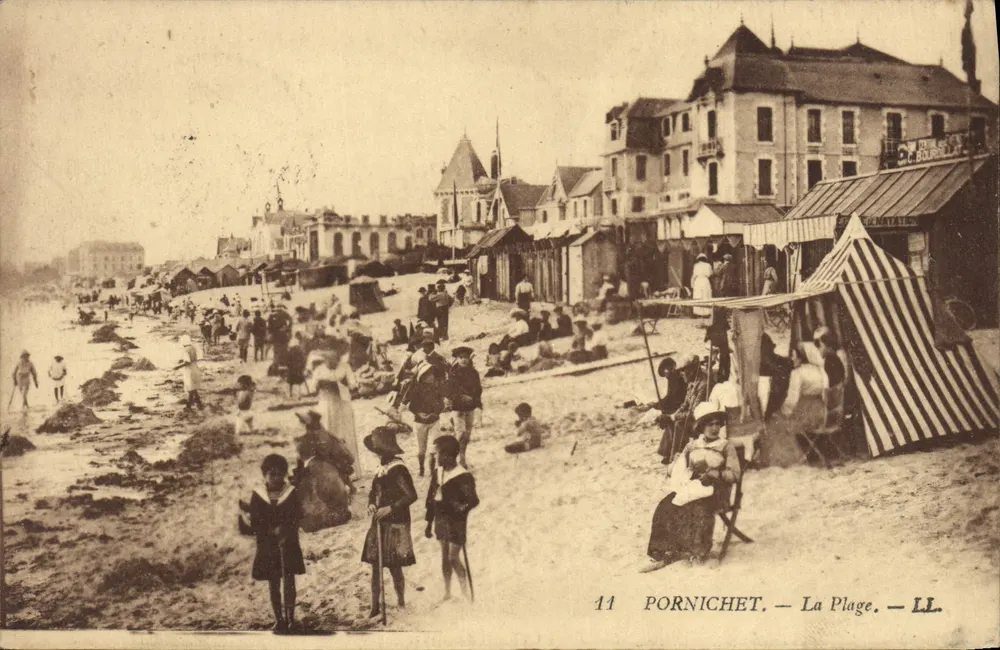 Pornichet — A Praia — LL. — n°11 - Frente