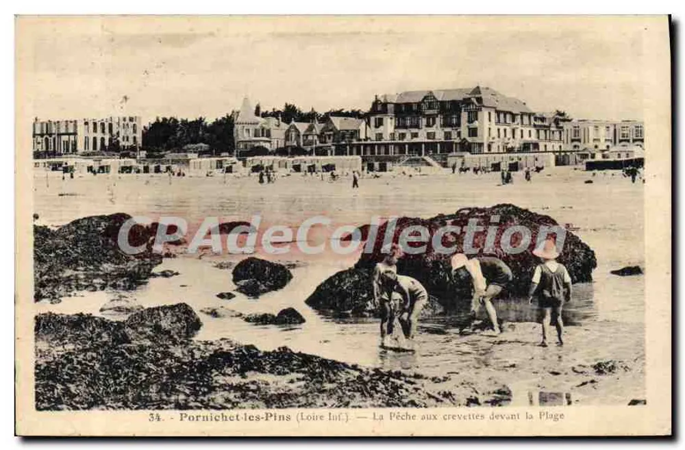 Pornichet-les-Pins (Loire inf.) — Krebsfang vor der Strandpromenade — Verlag La Gyrée Pornichet - Vorderseite