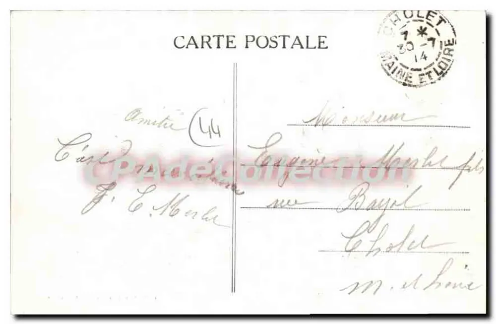 Pornichet (Loire-Inf.) — Os Rochos de Congrigoux — Coleção F. G. Chepeau, Nantes, 2º milênio - Verso