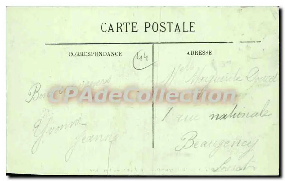Pornichet-les-Pins — Saint-Marguerite — Die Felsen des Semaphors — LL. — Nr. 51 - Rückseite