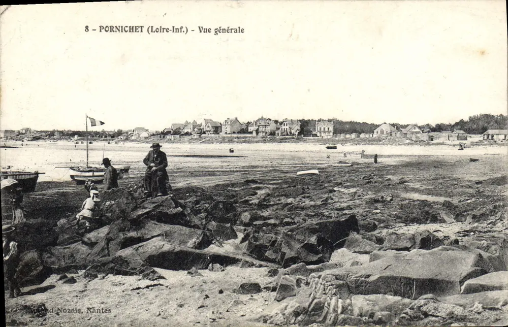 Pornichet (Loire-Inf.) — Vista geral — Editor Ad. Nozais, Nantes - Frente
