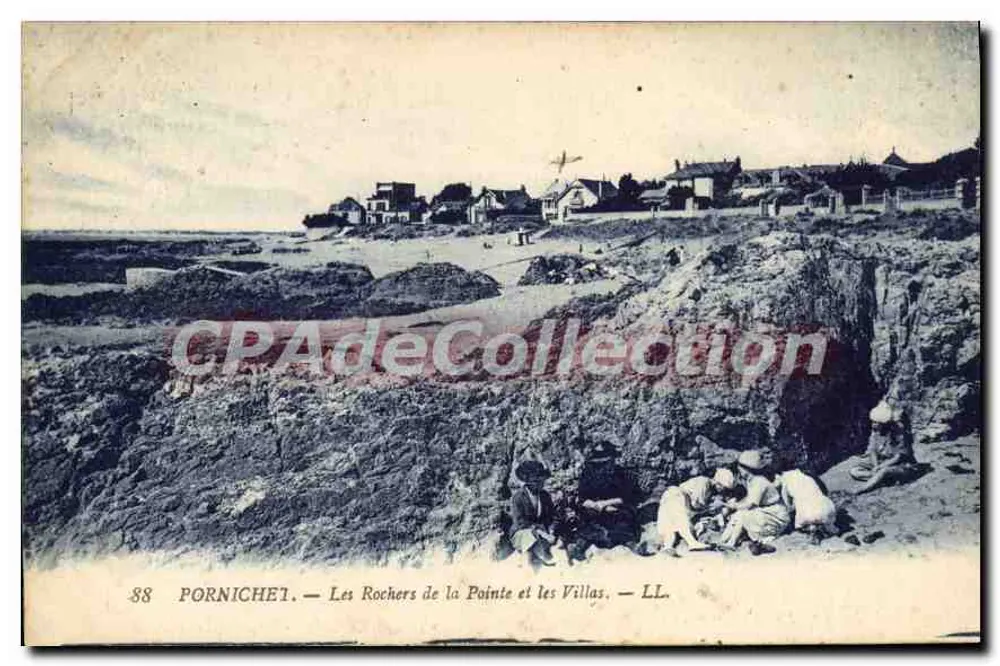 Pornichet — Die Felsen der Spitze und die Villen — LL. n°88 - Vorderseite