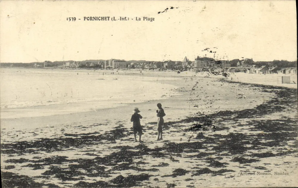 Pornichet (L.-Inf.) - A Praia — Arthaud Nozais, Nantes, n°1539 - Frente