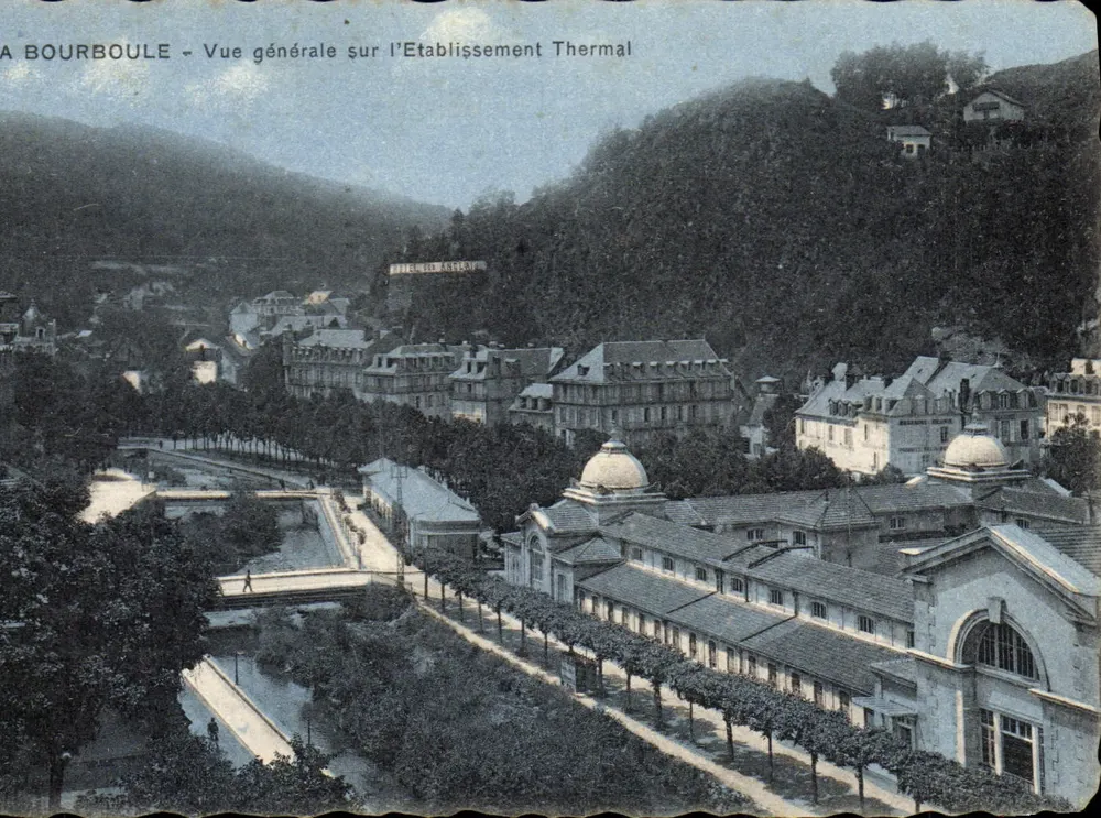 Bourbonnais - Vista geral do Estabelecimento Termal - Editor anônimo, número de série não visível - Frente