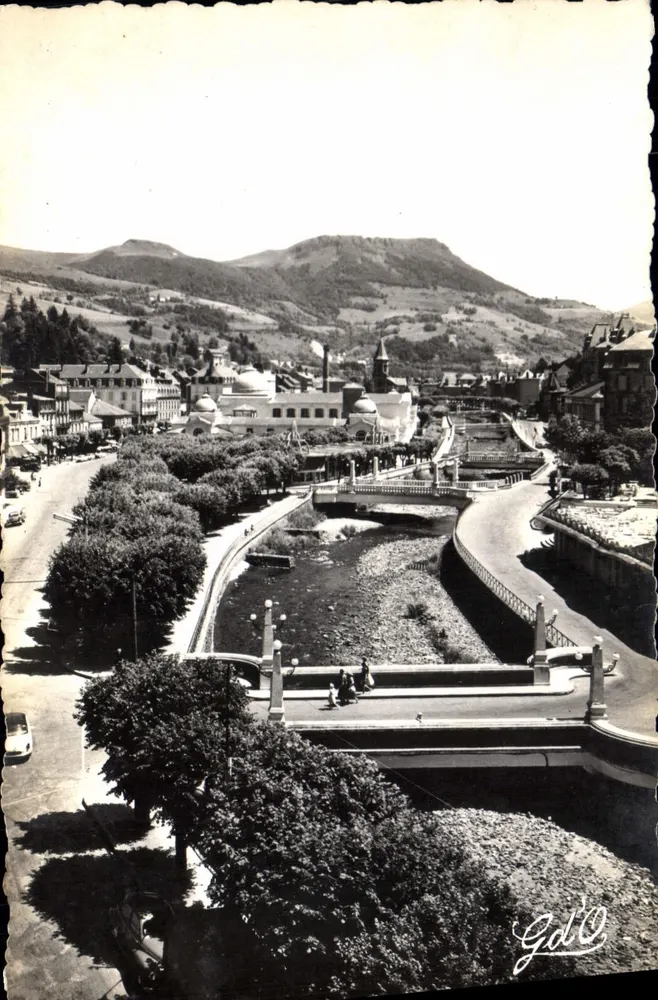 La Bourboule — Thermal-, Tourist- und Klimazentrum — Ausgabe G. de Ollierguas, n° 496 b - Vorderseite