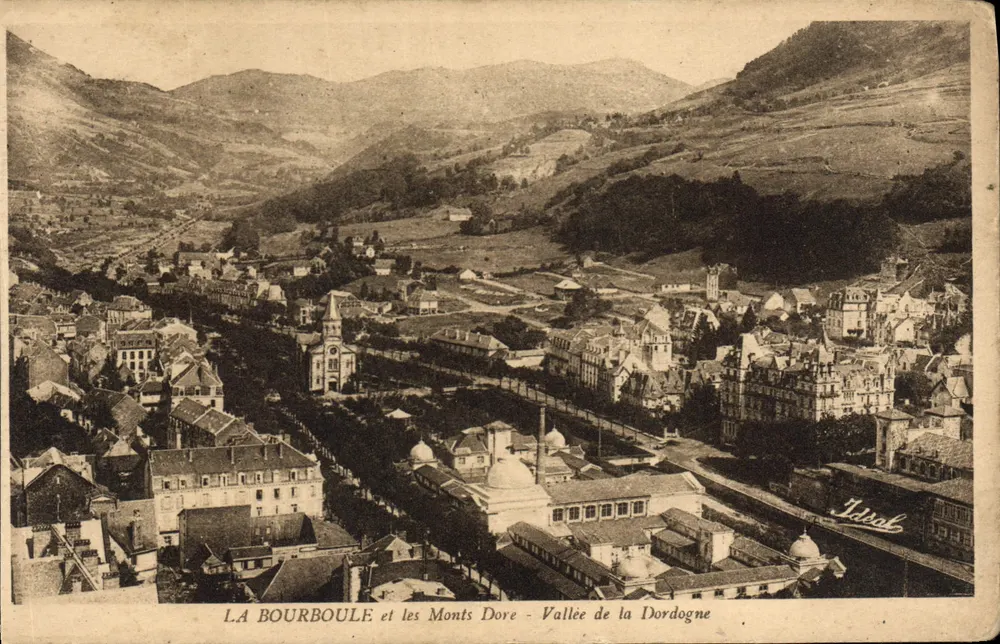 La Bourboule und die Monts Dore — Tal der Dordogne — Jésal - Vorderseite
