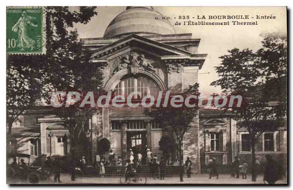 La Bourboule - Invoeging van het thermeestabiel — G. n° 835 - Voorkant