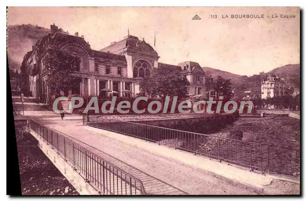 ला बौर्बौल - कैसिनो — प्रकाशक CPAdeCollection, संख्या 113 - आगे
