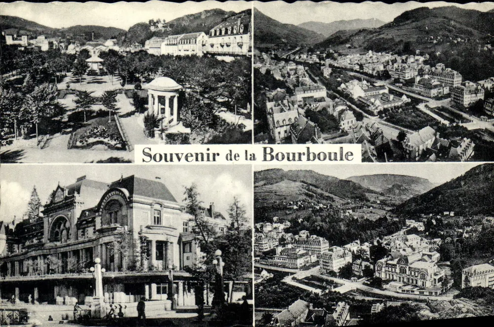 Bourboule — Lembrete de Bourboule — Coleção Bilhete postal antigo - Frente