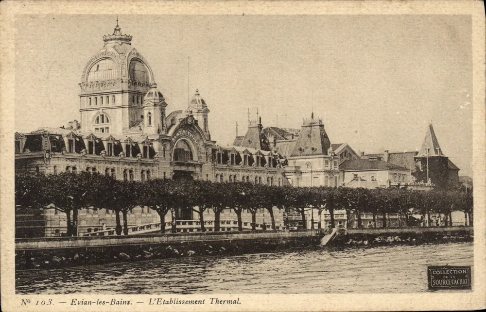 Evian-les-Bains — Het Thermal Instituut — Collectie van de Bron Cachat, n°103 - Voorkant