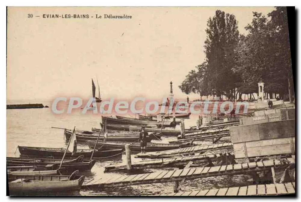 EVIAN-LES-BAINS — Molo — Zbiór CPAdéCollection, nr 30 - Awers