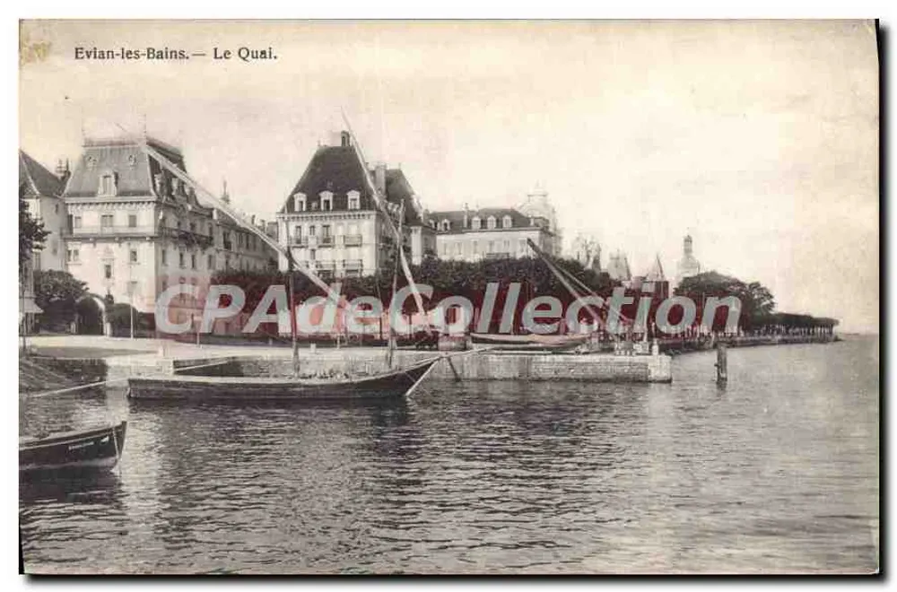 Evian-les-Bains — O Quai — E. Haïssly, livraria, Evian-les-Bains - Frente