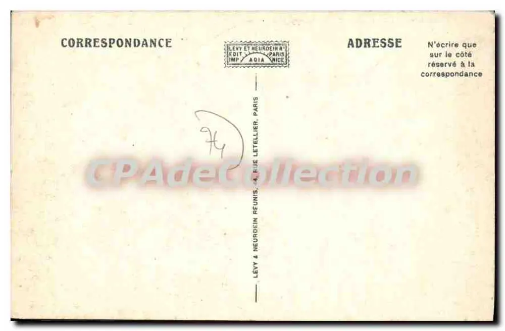 Evian-les-Bains — A Praia — (Jacobi, Arch.) - Verso