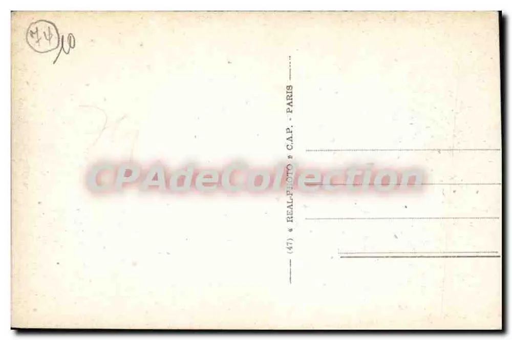 Evian-les-Bains — O Lago — editor LL, n°14 - Verso