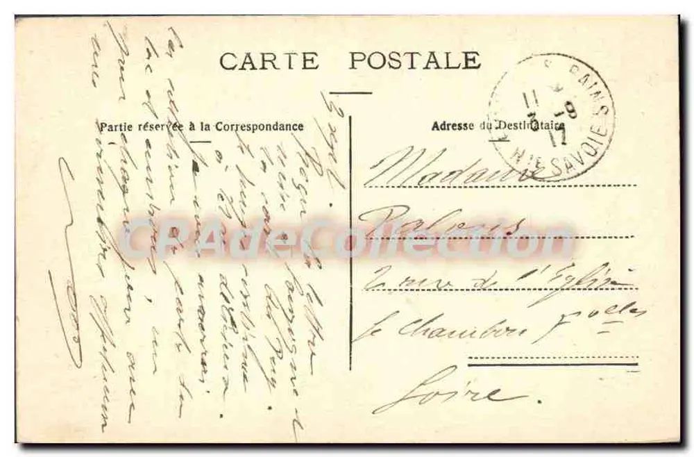 Evian-les-Bains — Vista geral — Coleção Source Cachat, n° 63 - Verso