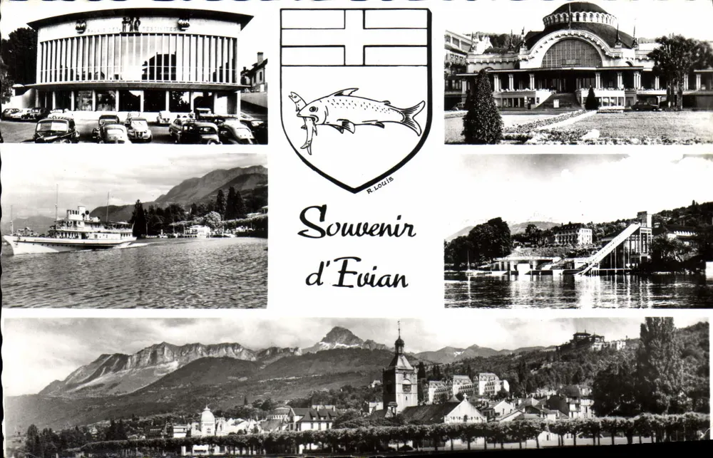 Evian-les-Bains — Souvenir d'Evian — R. LOUIS - Vorderseite