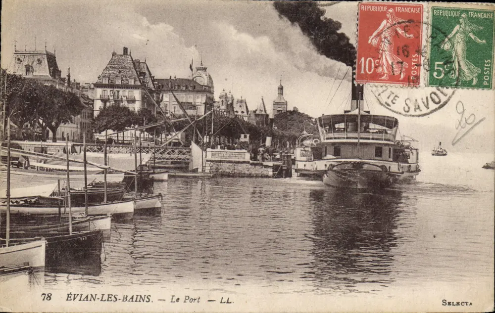ÉVIAN-LES-BAINS — O Porto — LL. — Selecta - Frente