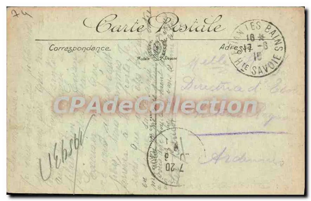 ÉVIAN-LES-BAINS — O Porto — LL. — Selecta - Verso