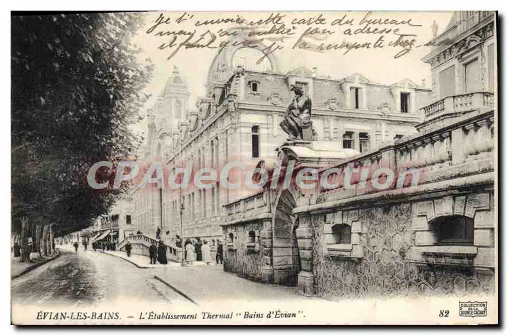 Évian-les-Bains — Das Thermalbad "Bains d'Évian" — Sammlung Chant - Vorderseite