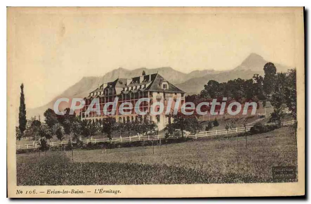 Evian-les-Bains — L'Ermitage — Coleção Source Maud, n° 106 - Frente