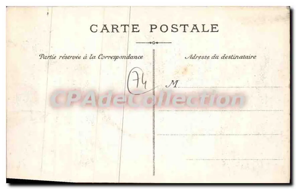 ÉVIAN-LES-BAINS — O Hotel Splendide — Coleção 1909, n°83 - Verso