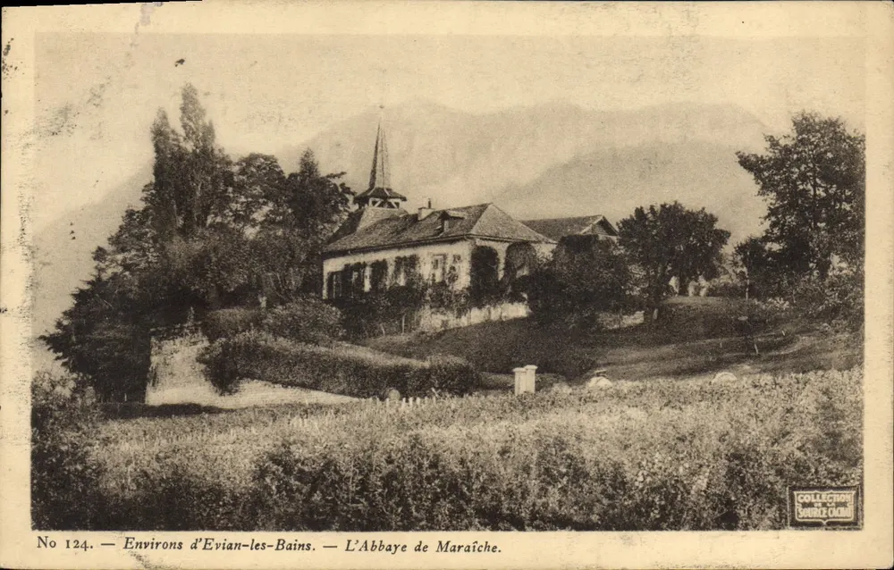 Arredores de Evian-les-Bains — Abadia de Maraîche — Coleção Soule Ochir - Frente