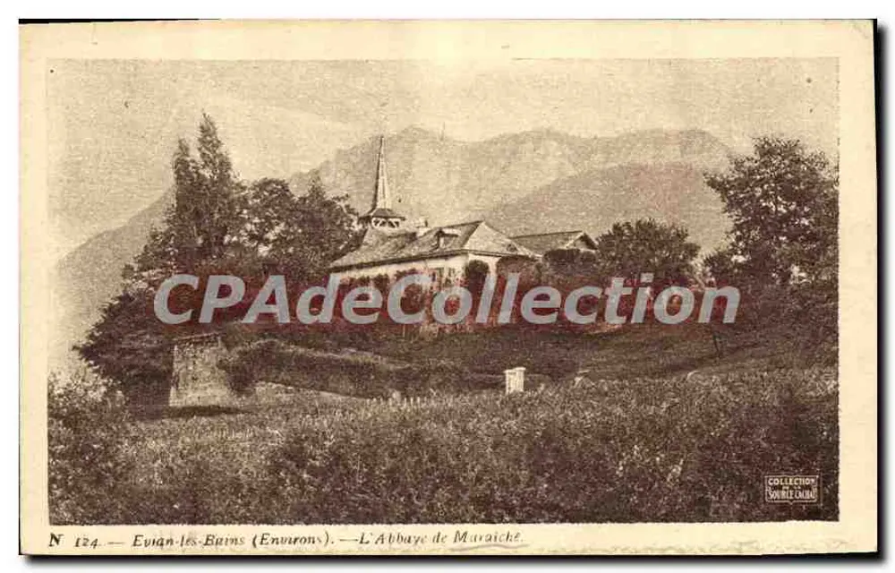 Evián-les-Bains (Alrededores) — La Abadía de Muraiché — Colección SAVIE OULÉ, n° 124 - Anverso