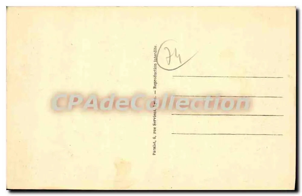 ÉVIAN-LES-BAINS (Hte-Savoie) — A cafeteria Cachat — Editor: CPAdéCollection - Verso
