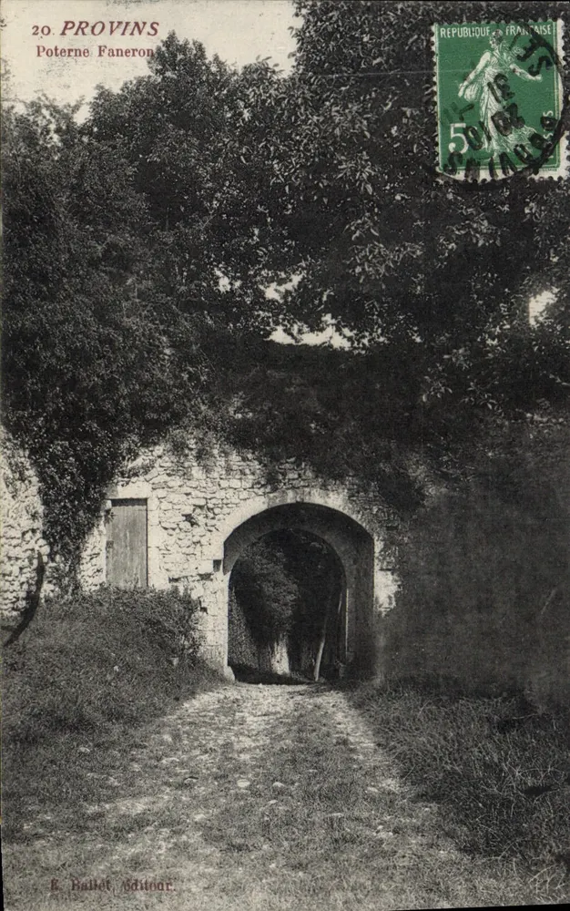 Poterne Faneron — Porta de entrada em um parque — R. Bullet, Editor - Frente