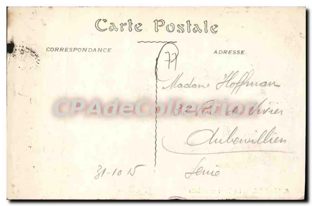 R. PROVINS — Le Tron aux Choux — S. Dacier, editor - Verso