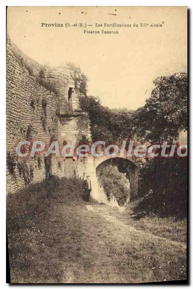 Provins (S.-et-M.) — Die Befestigungen des 12. Jahrhunderts — Poterne Faneron - Vorderseite