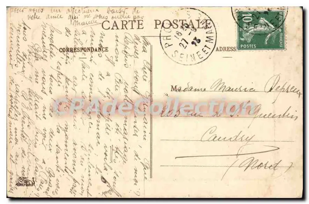 Iglesia de San Ayroul — Provins — Editor desconocido, n° 148 - Reverso