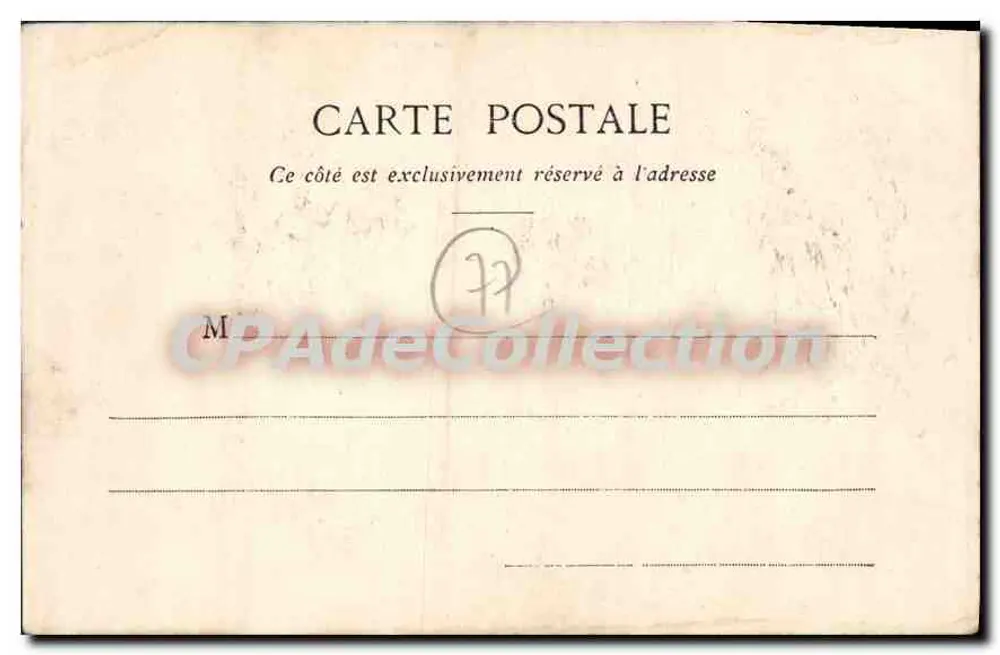 Provins - Portão Faneron — ruínas de um antigo passagem fortificada — A. Vernant, editor - Verso