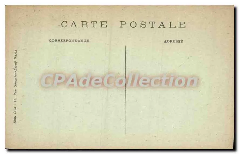 Provins — Torre dos Engenhos (século XII) — Mauris, livraria, 44, Rue Hugues-le-Grand - Verso