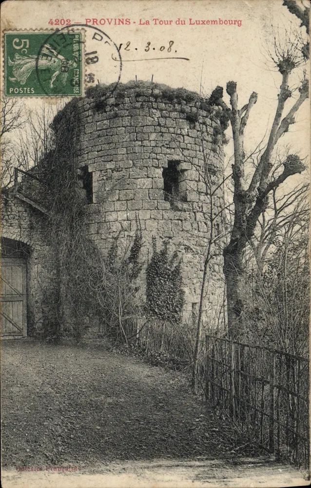 Provins - A Torre do Luxemburgo — editor Théâtères, n° 4202 - Frente
