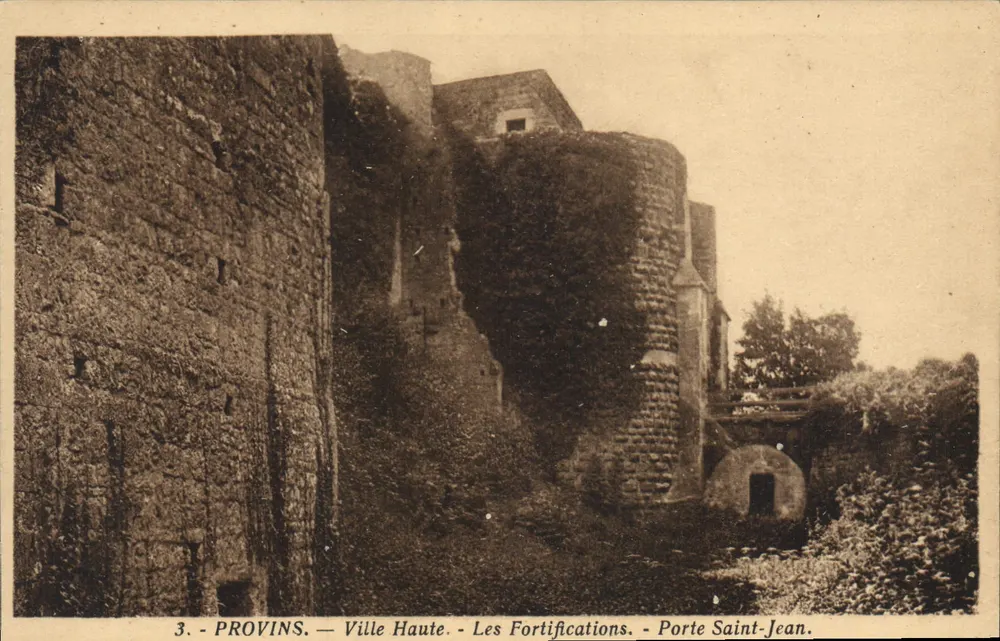 Provins — Oberstadt — Die Fortifikationen — Porte Saint-Jean - Vorderseite