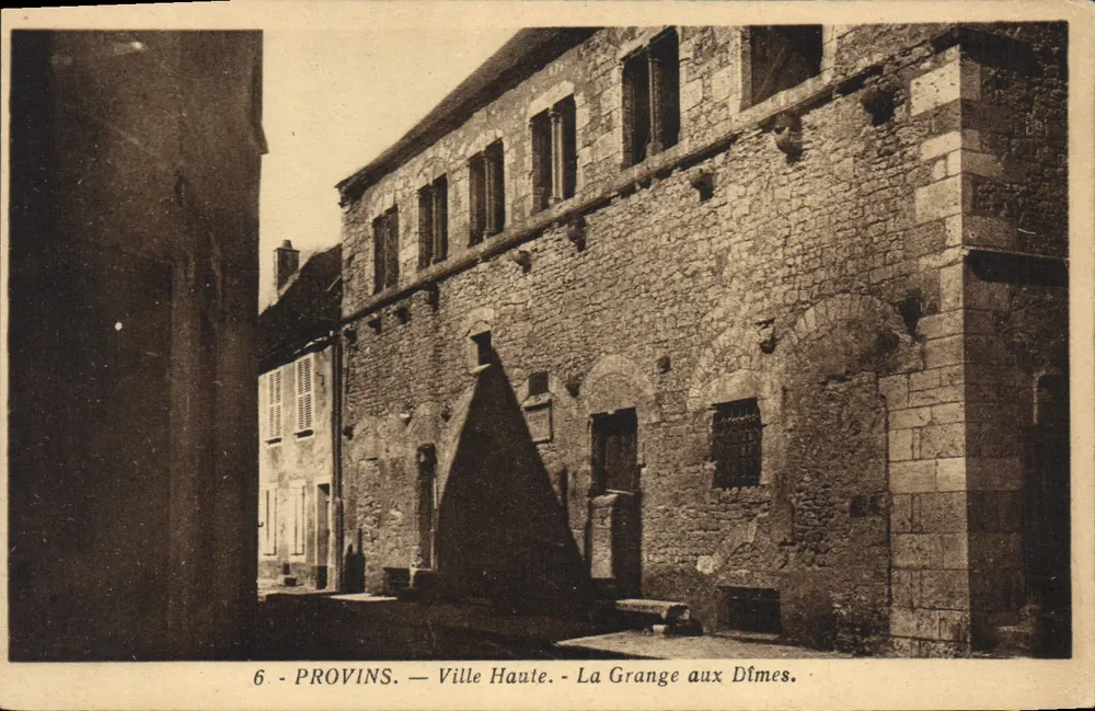 Provins — Oberstadt — La Grange aux Dîmes - Vorderseite